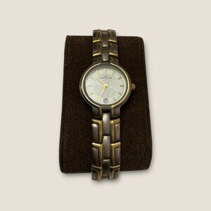 Vintage Ann Klein Womens Dainty Silver Watch 6.5" Link Bracelet Quartz